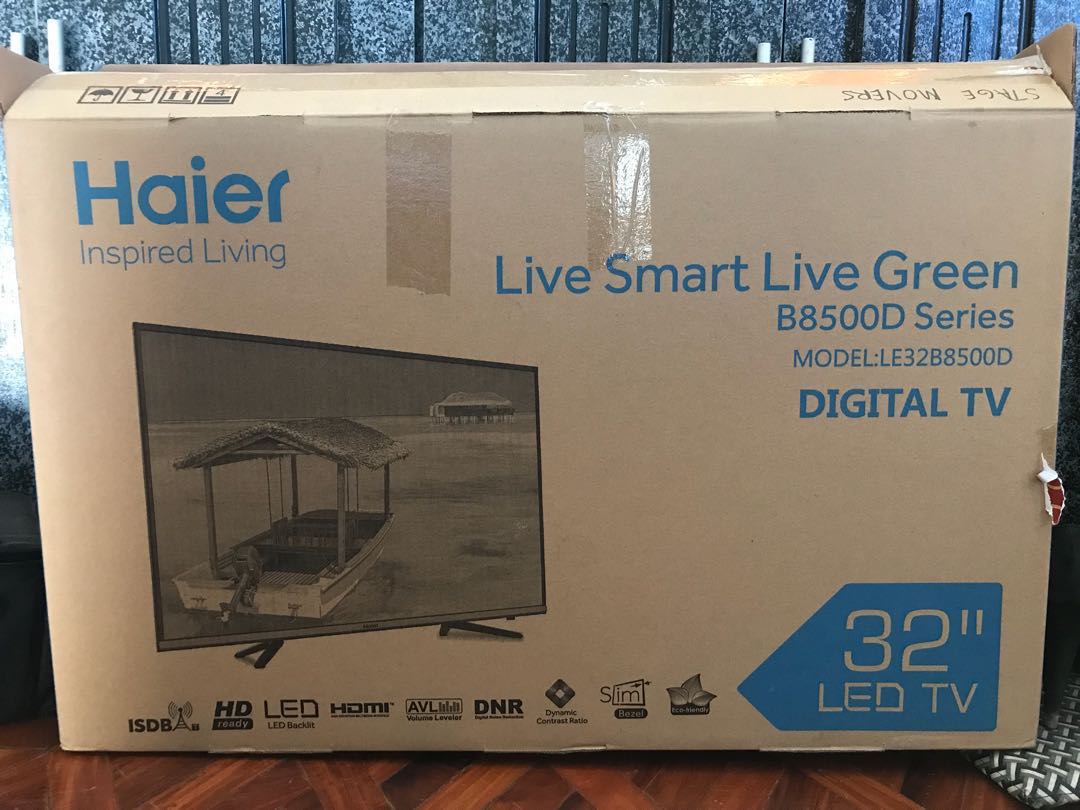 haier brand new 32 led tv babies kids baby nursery kids furniture nursery lighting decor on carousell