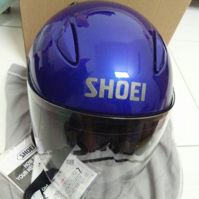 Shoei j deals stream biru
