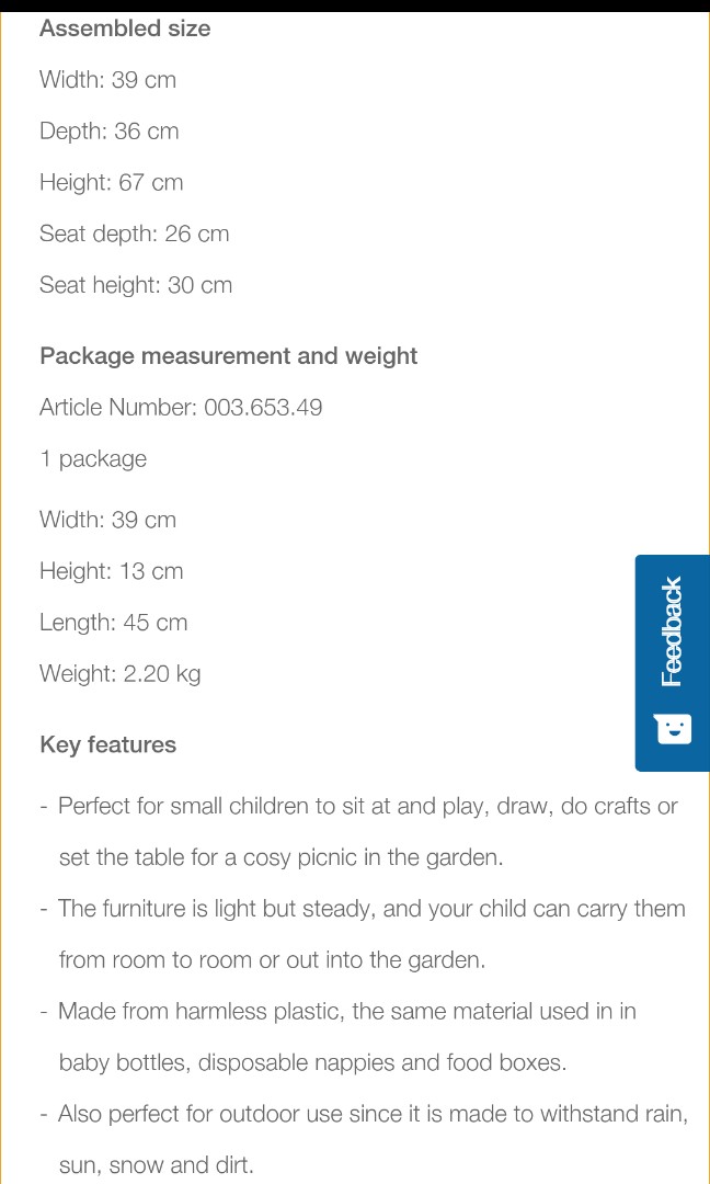 Ikea Kids Table And Chair Babies On Carou Share This Listing