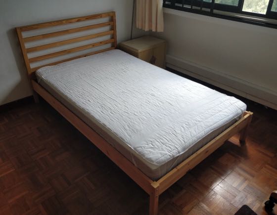 Ikea Super single bed mattress Furniture Home Living