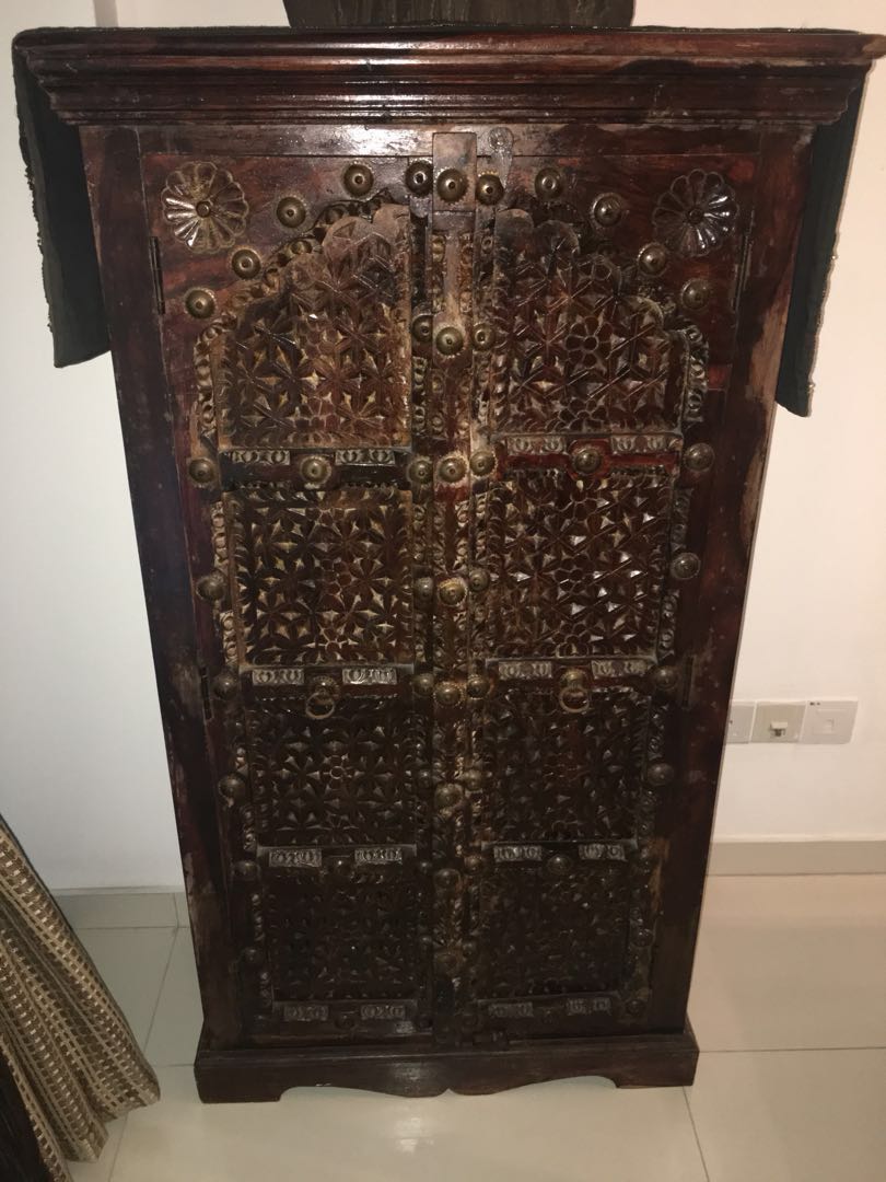 Indian Antique Cabinet Furniture Home Decor Antiques On Carousell