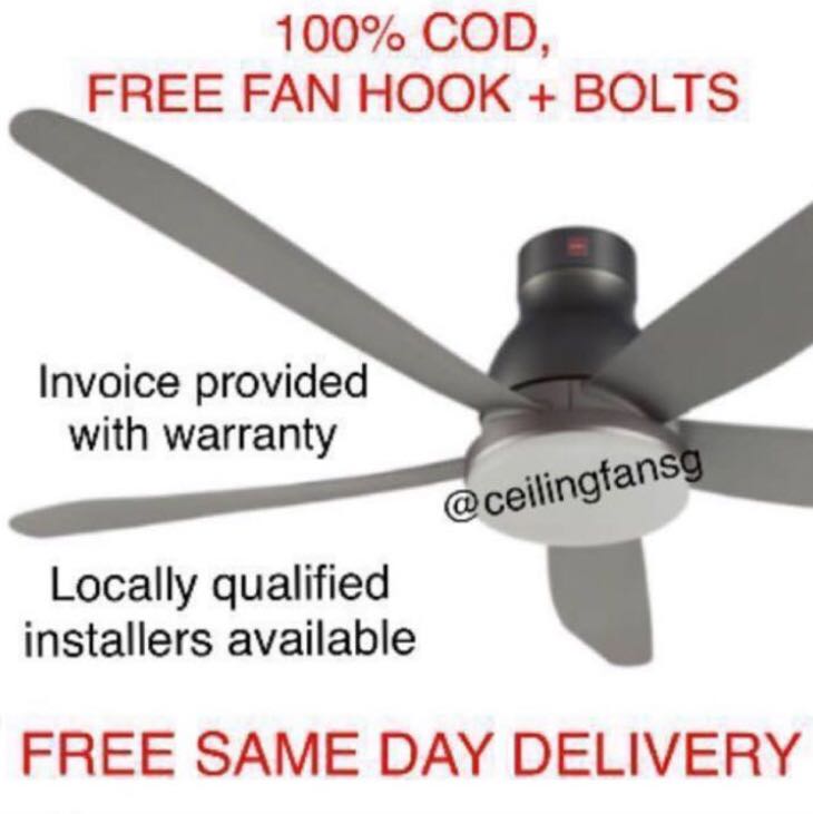 Kdk Ceiling Fan With Led Light Furniture Others On Carousell