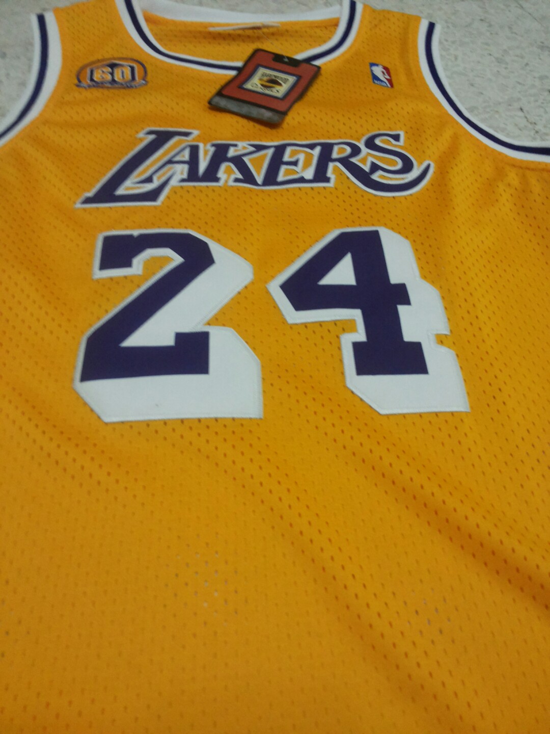 kobe yellow jersey