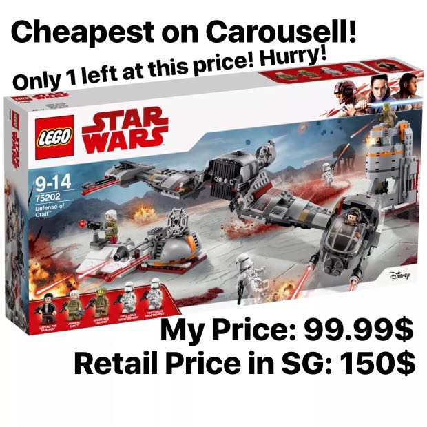  LEGO Star Wars: The Last Jedi Defense of Crait 75202