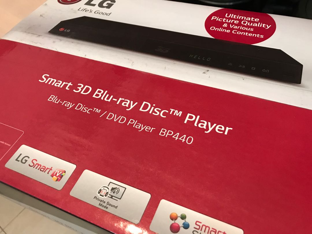 全新未開盒lg Bp 440 3d Blu Ray Disc Player Electronics Tvs