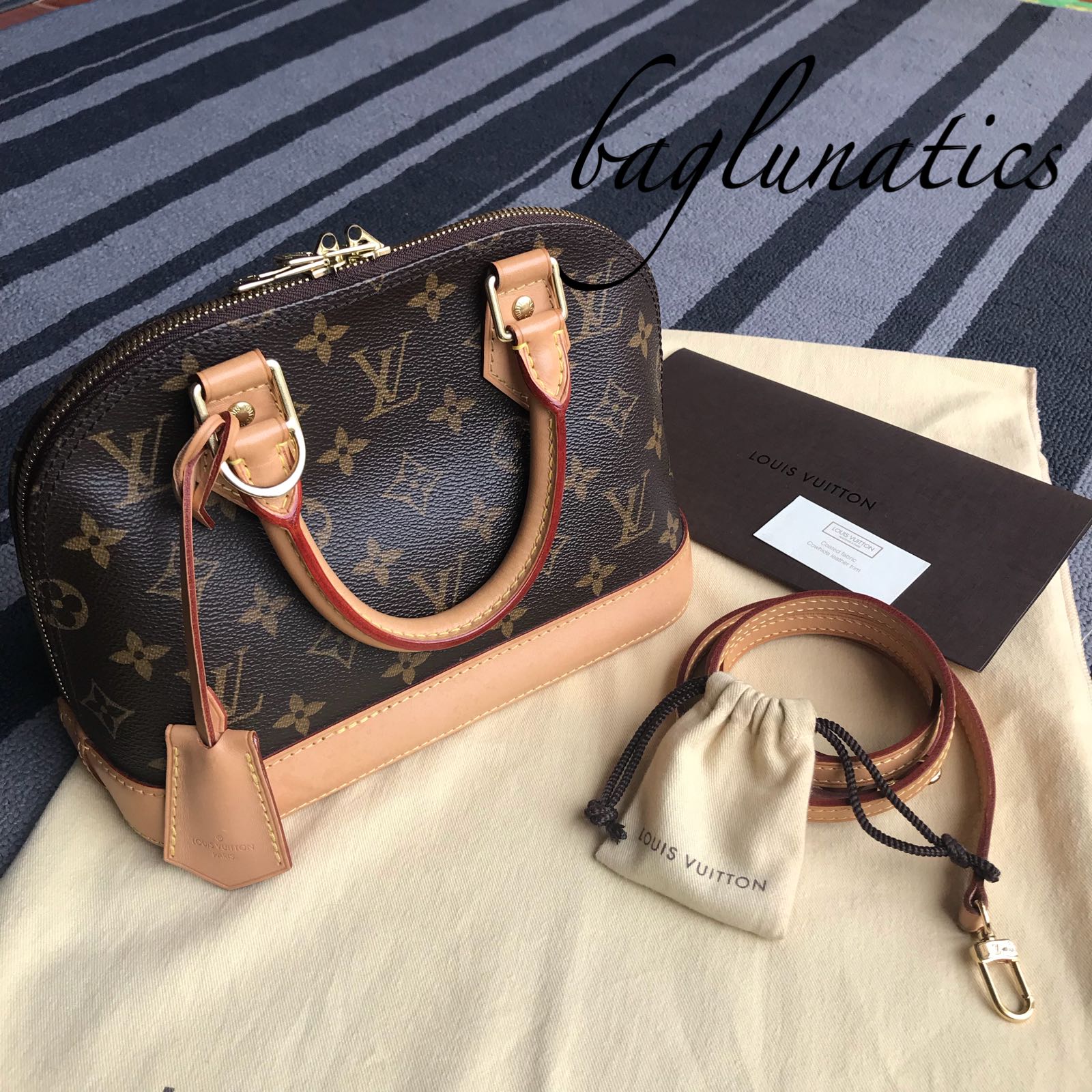 Authentic Louis Vuitton Alma BB Monogram Vernis Leather, Luxury, Bags &  Wallets on Carousell