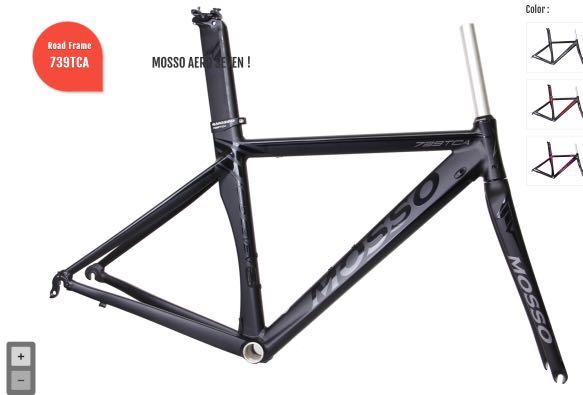 Mosso frame best sale size chart