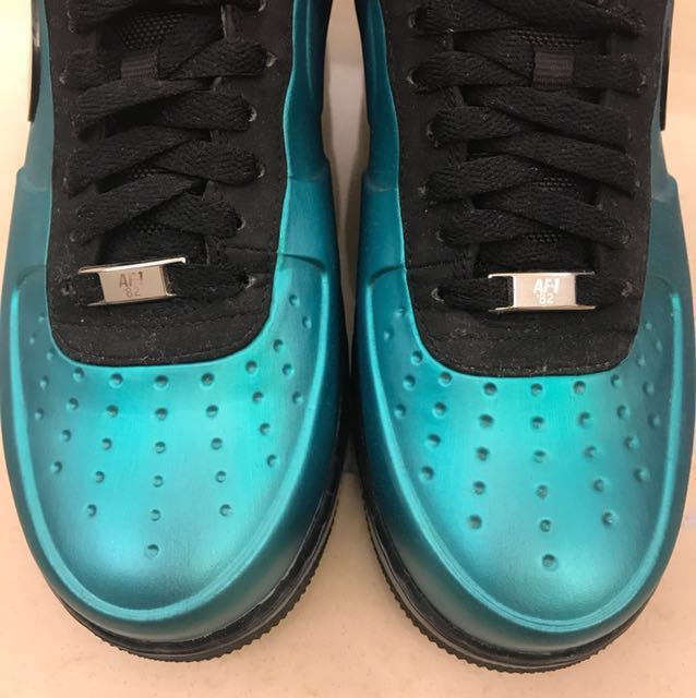 aqua blue foamposites