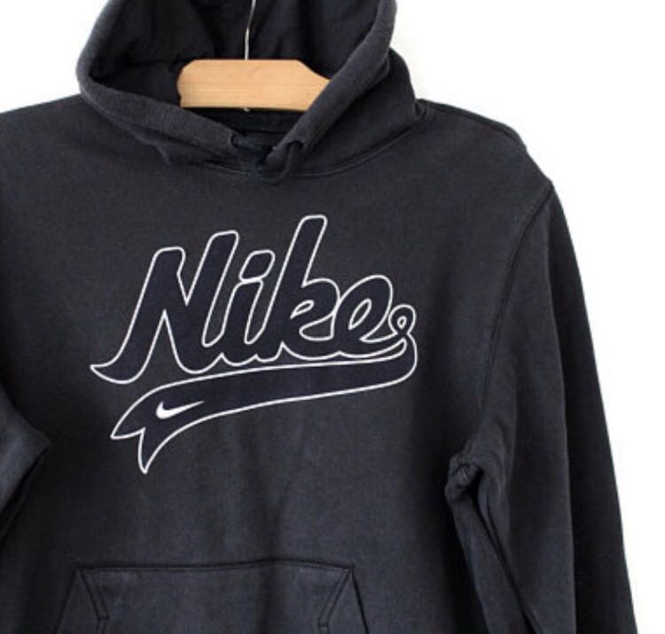 Nike vintage black hoodie/jumper, Men's 