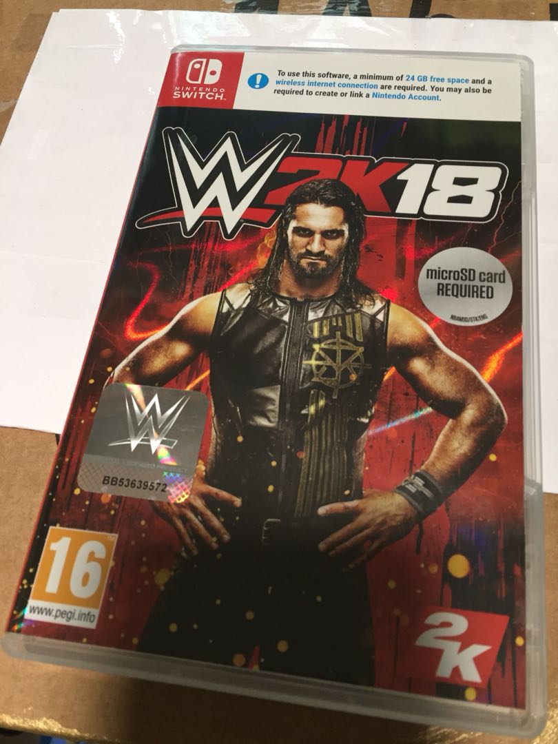 Nintendo Switch WWE 2k18 Video Gaming Video Games Nintendo on