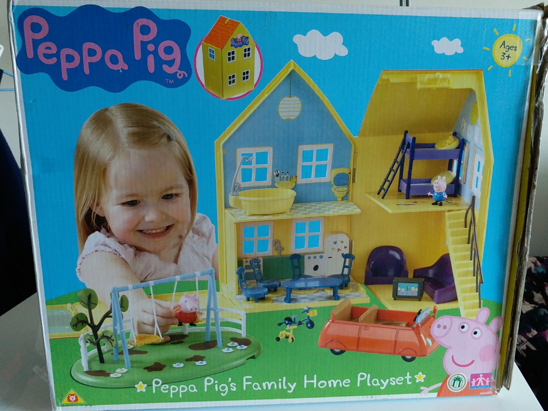 peppa's family home playset