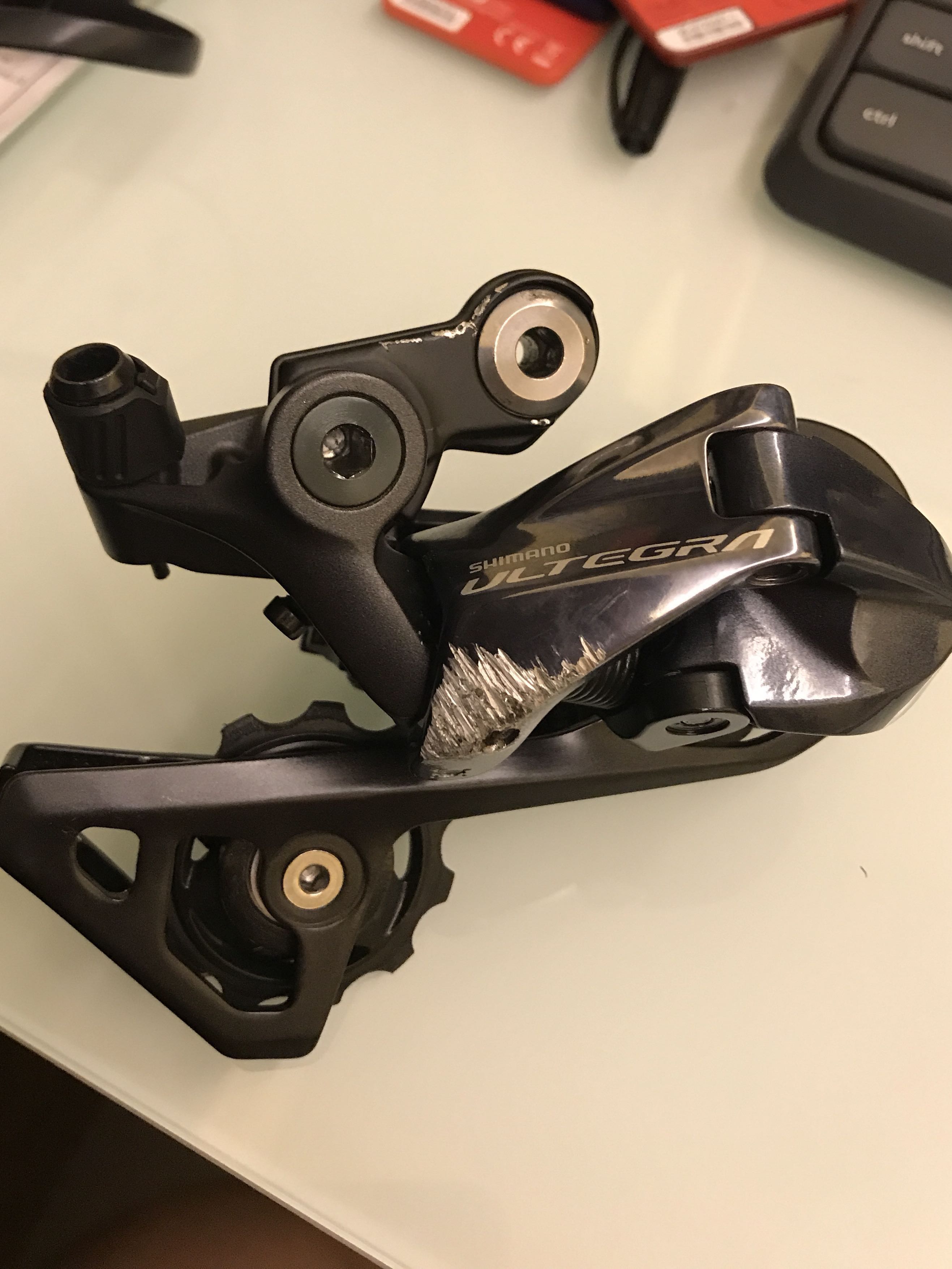 Scratched 2025 rear derailleur