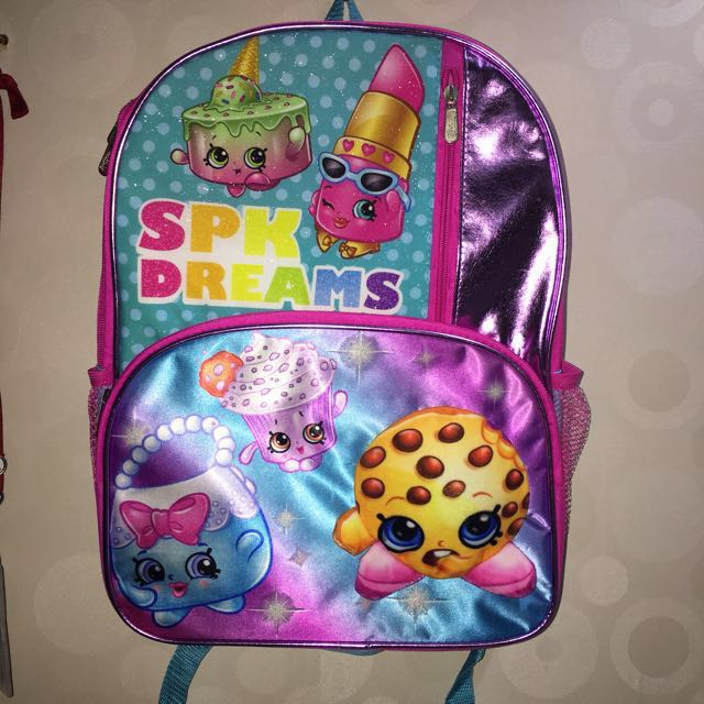Shopkins bag (Category: Diaper Bags & Wetbags) located in Las Pinas. Submitted by mileys2017 (Listing ID 129383527, Image 2). Description: Shopkins backpack Brand new 17 inch, From States Ship via Xend or Meet up at Starmall Las pinas / Bf Pque .
