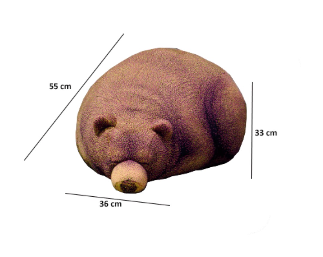 The Sleeping Grizzly Bear Cub bean bag, Furniture & Home Living, Home