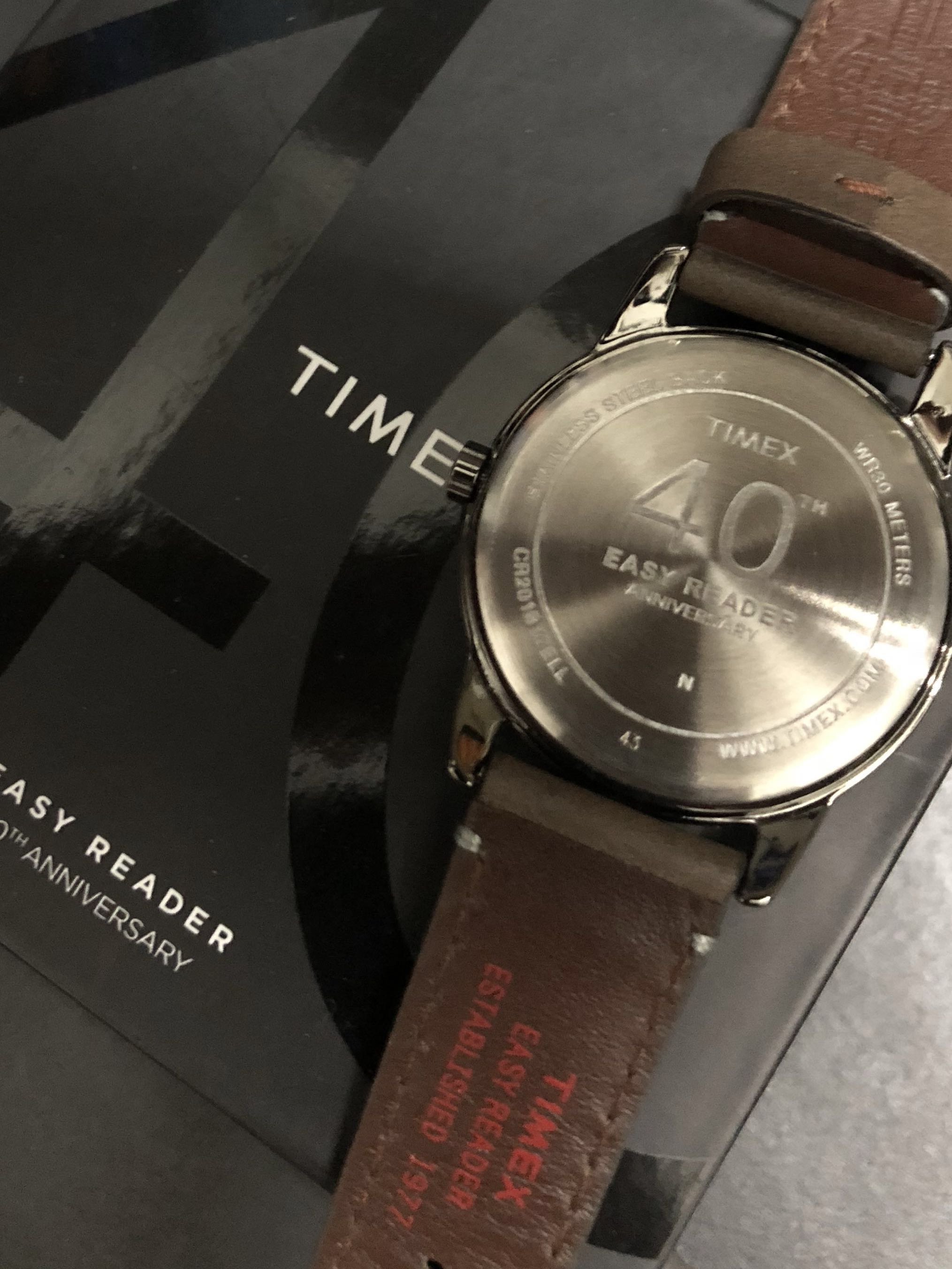 Timex easy reader best sale 40th anniversary watch
