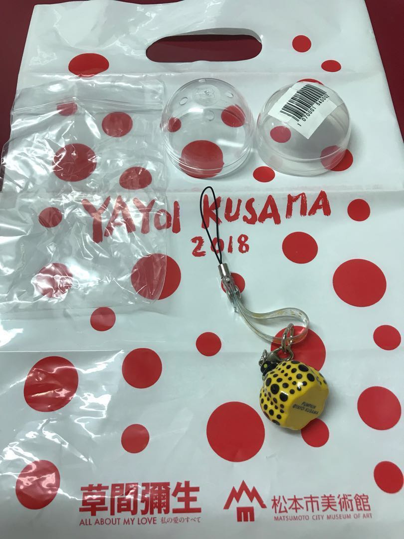 Yayoi Kusama Pumpkin Art Lanyard 2 in 1 Mobile Phone Straps