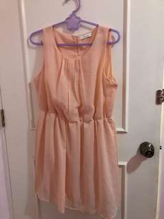 Pastel Peach Dress