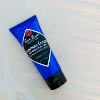 Jack Black Supreme Cream Triple Cushion Shave Lather with Macadamia Nut Oil & Soy