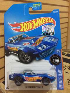 HOTWHEELS FACTORY SEALED 2017 CORVETTE RACER