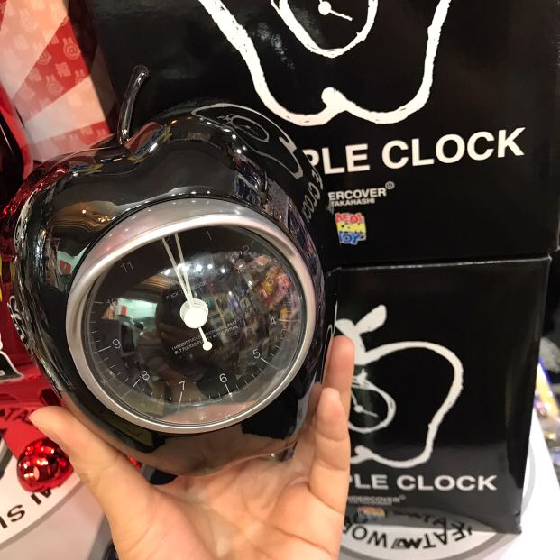 巜日本UNDERCOVER × MEDICOM TOY 》 GILAPPLE CLOCK BLACK, 其他, 其他