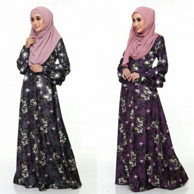 jubah ruffle