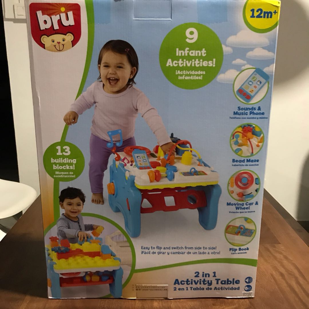 bruin 2 in 1 activity table