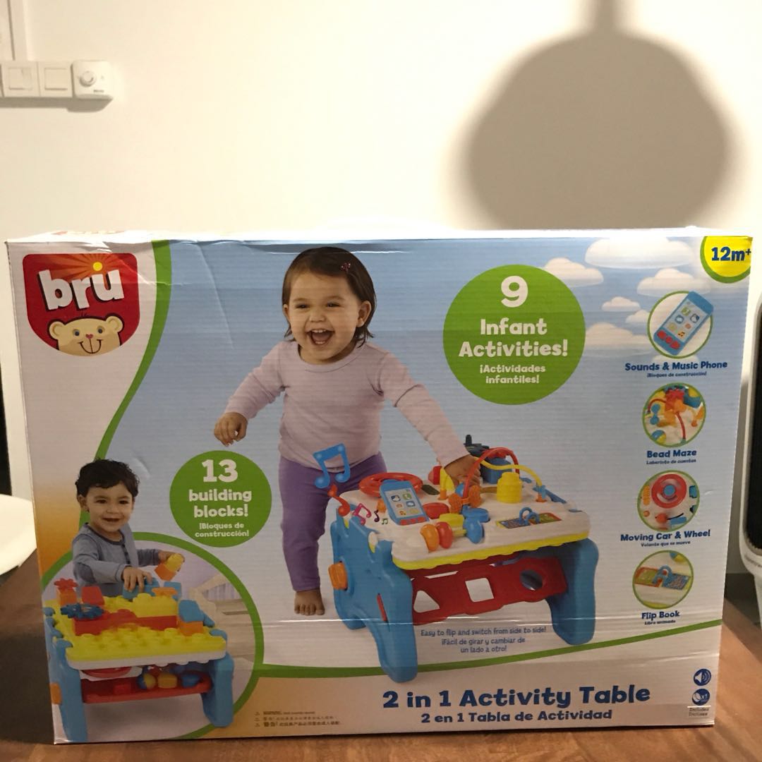 bruin 2 in 1 activity table