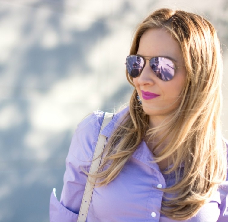 Ray ban lilac mirror