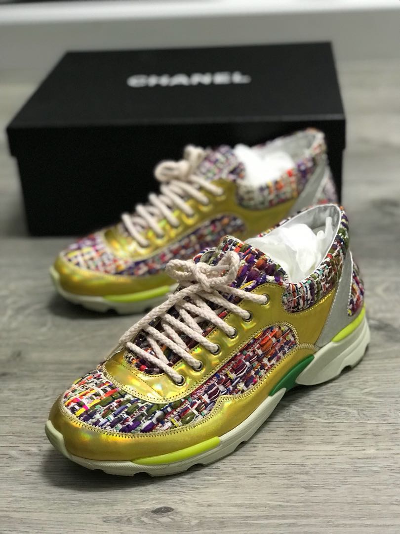 Chanel Tweed Limited edition Trainers 