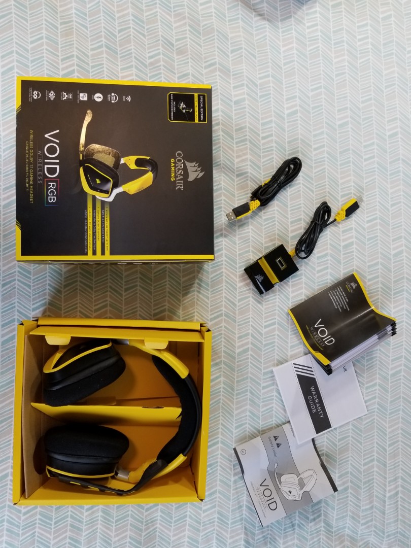 Corsair void pro wireless yellow clearance