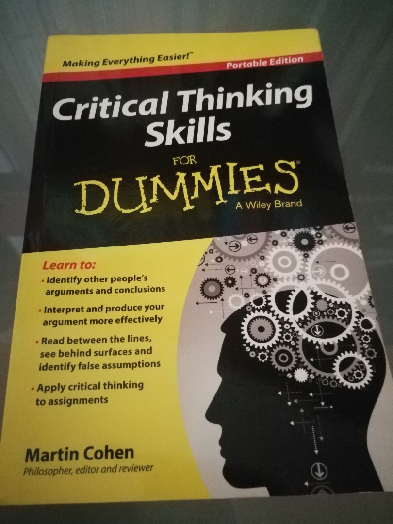 critical thinking for dummies barnes and noble