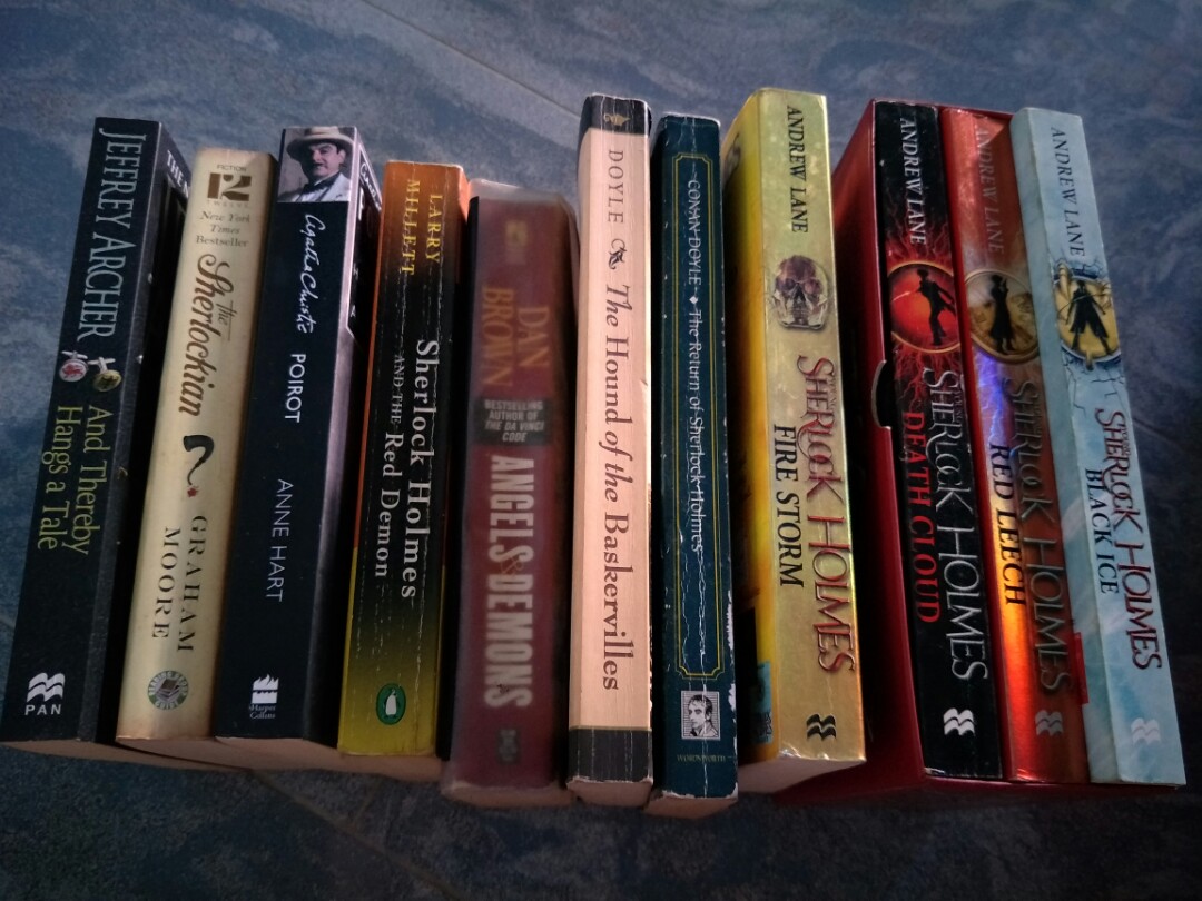 detective books-mostly sherlock holmes