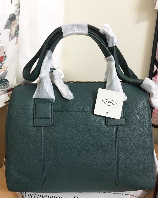 Fossil jori large satchel grey on sale