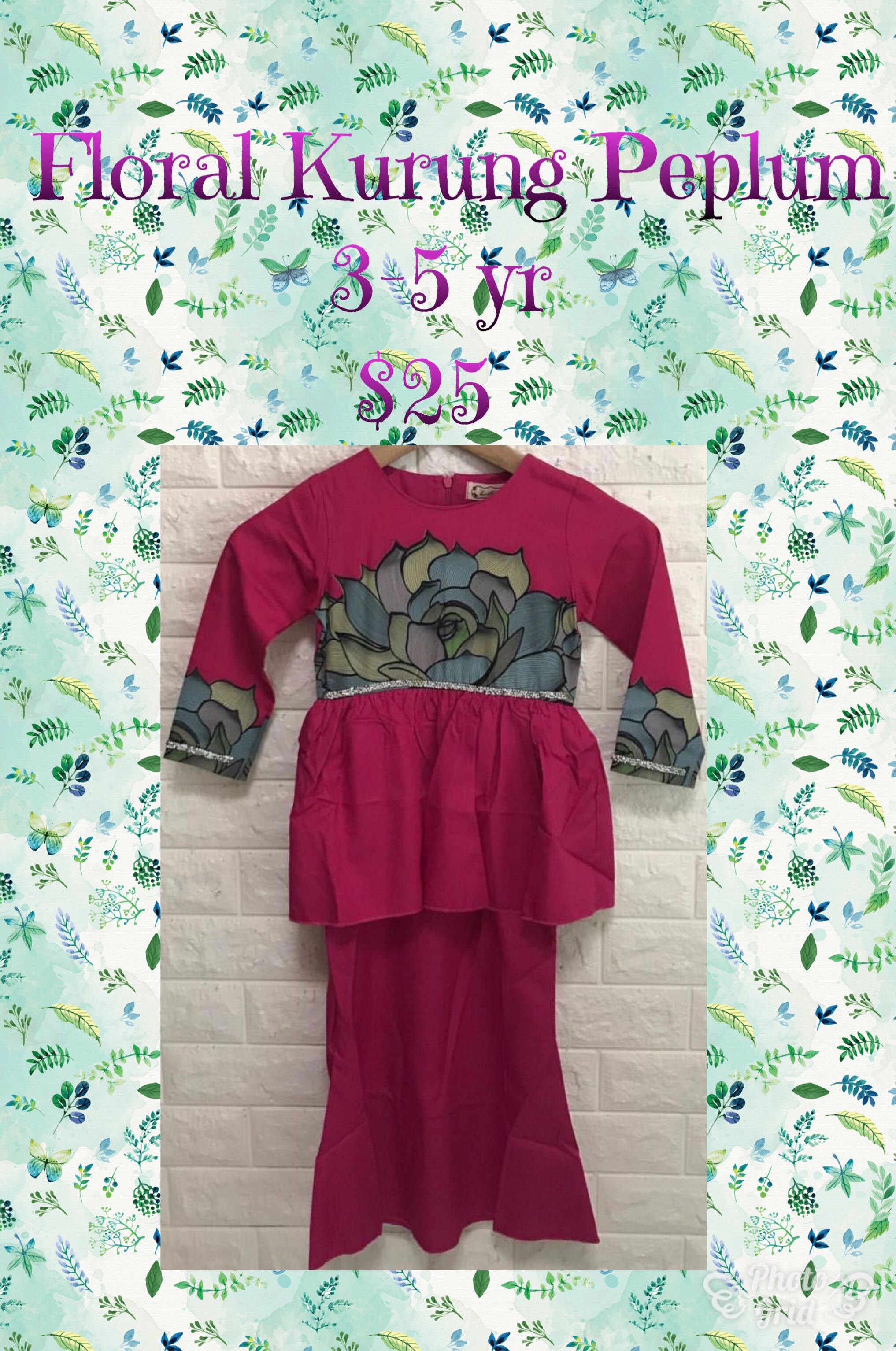 Girls Dress Kurung Kanak Kanak Babies Kids Babies Kids Fashion On Carousell