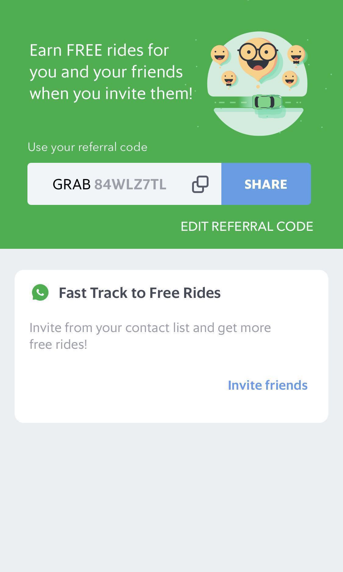 new user grab