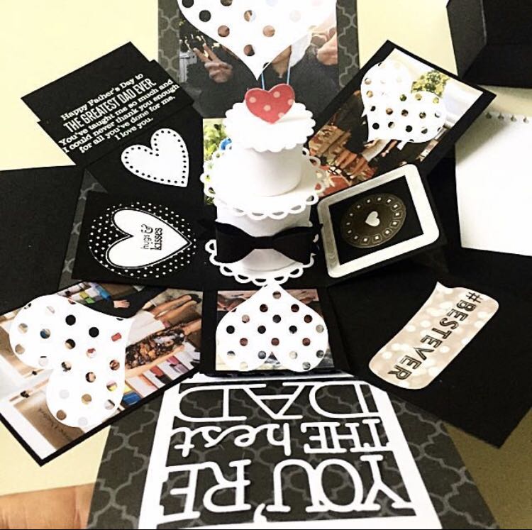 father's day explosion box