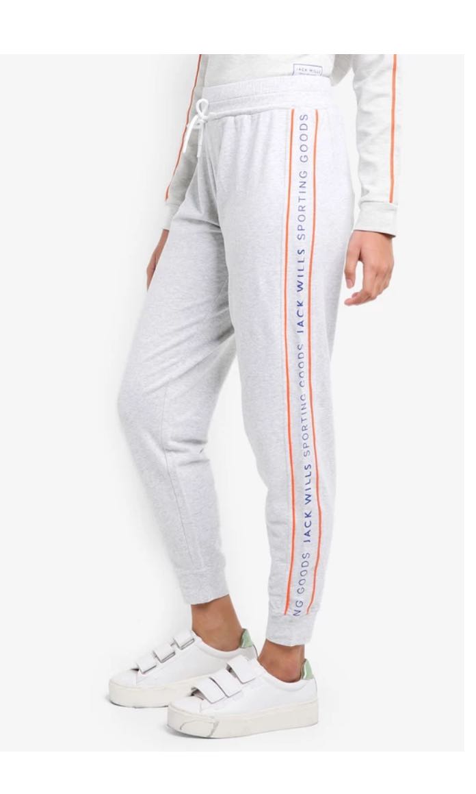 grey jack wills joggers