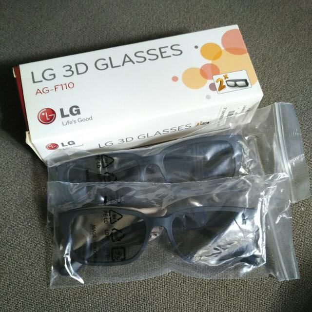 LG 3D Glasses (2 pairs), Computers & Tech, Parts & Accessories