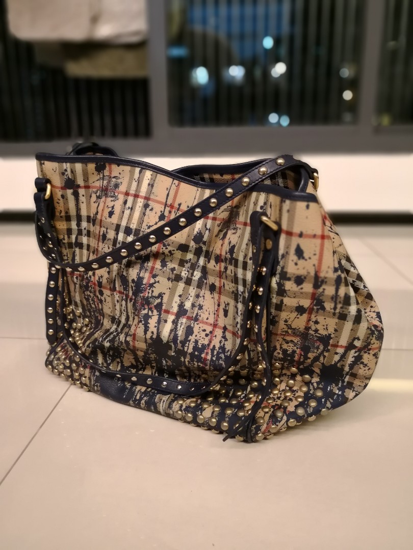 burberry print purse
