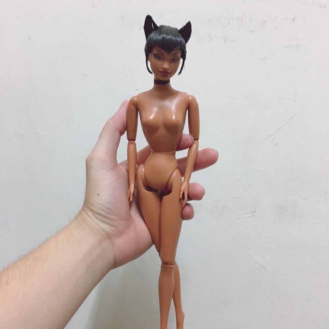 Lounge kitty Barbie nude doll Hobbies Toys Collectibles