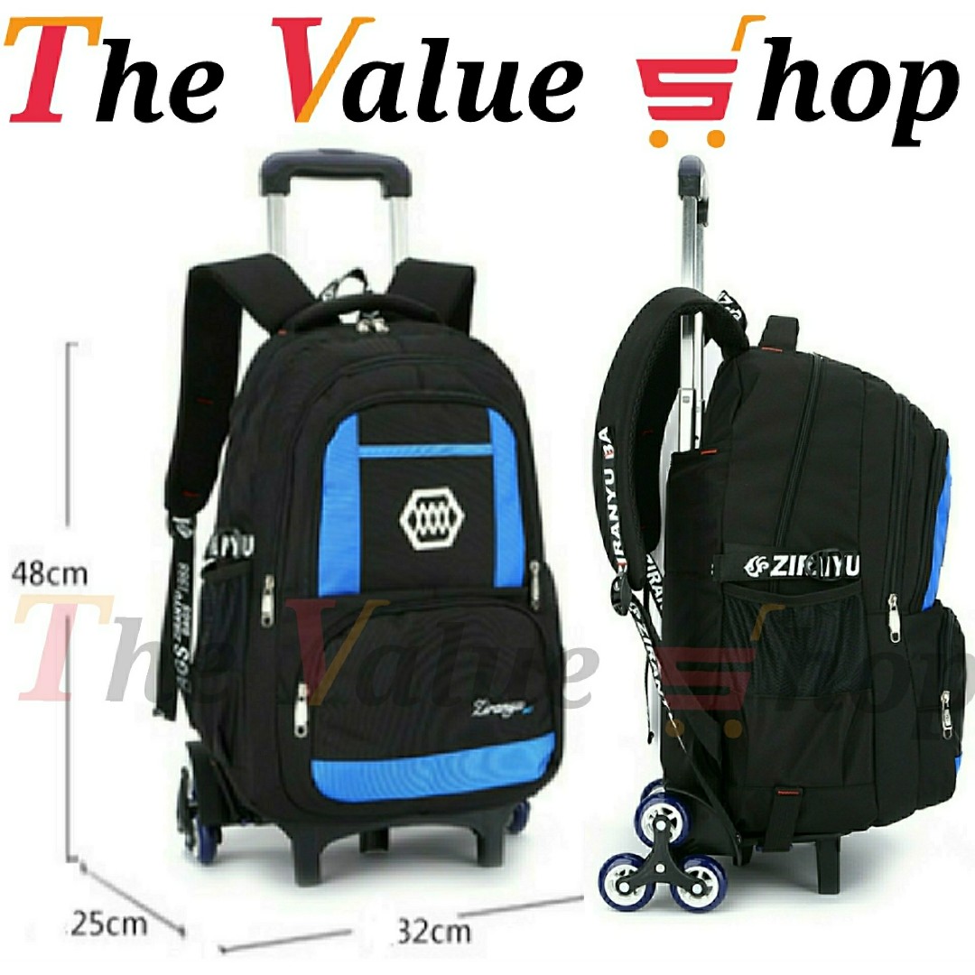 trolley school bags at game