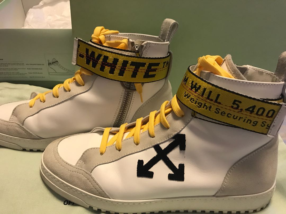 OFF-WHITE security high-top sneakers 