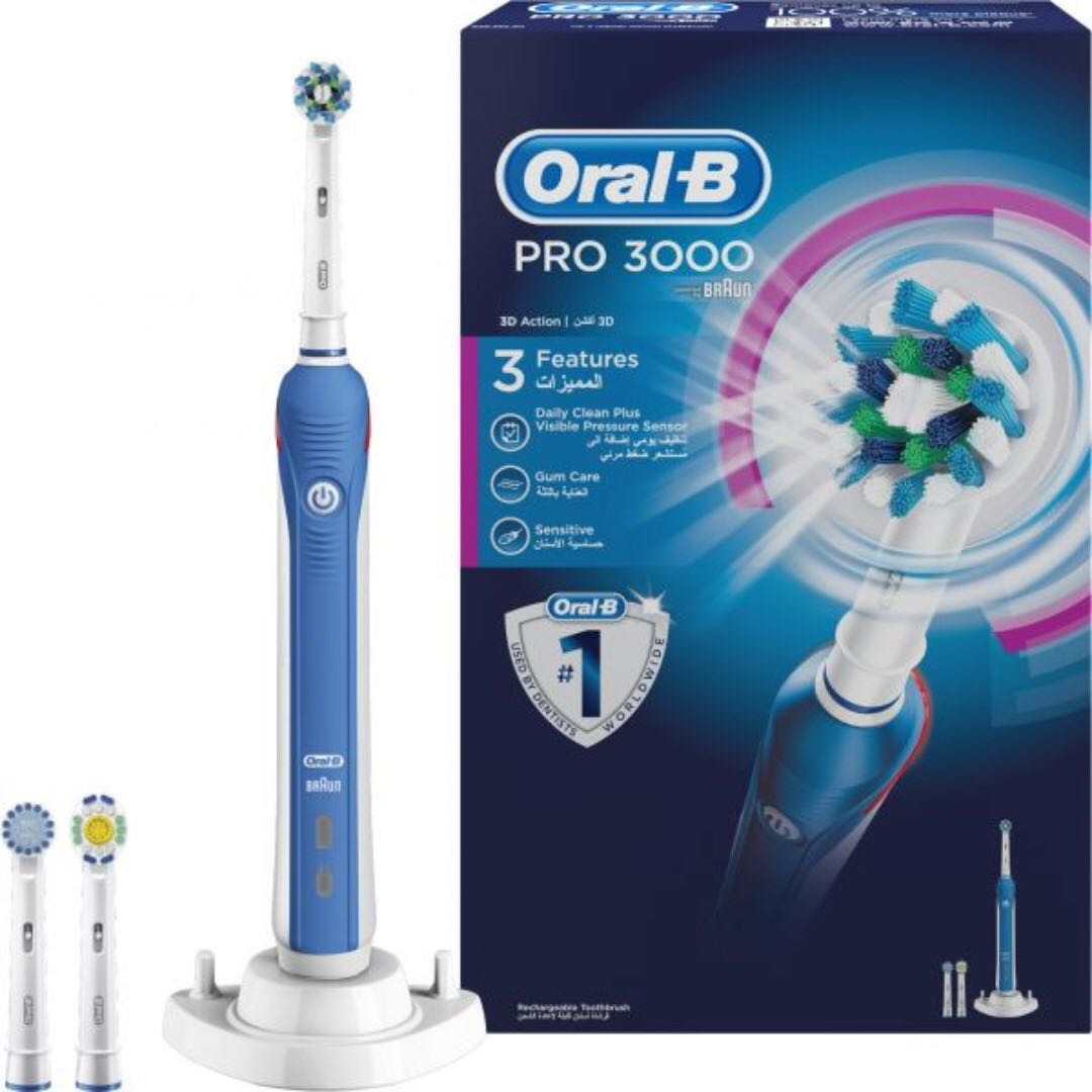 Oral B Pro 3000 Series Electric Toothbrush Health Beauty Bath Body On Carousell
