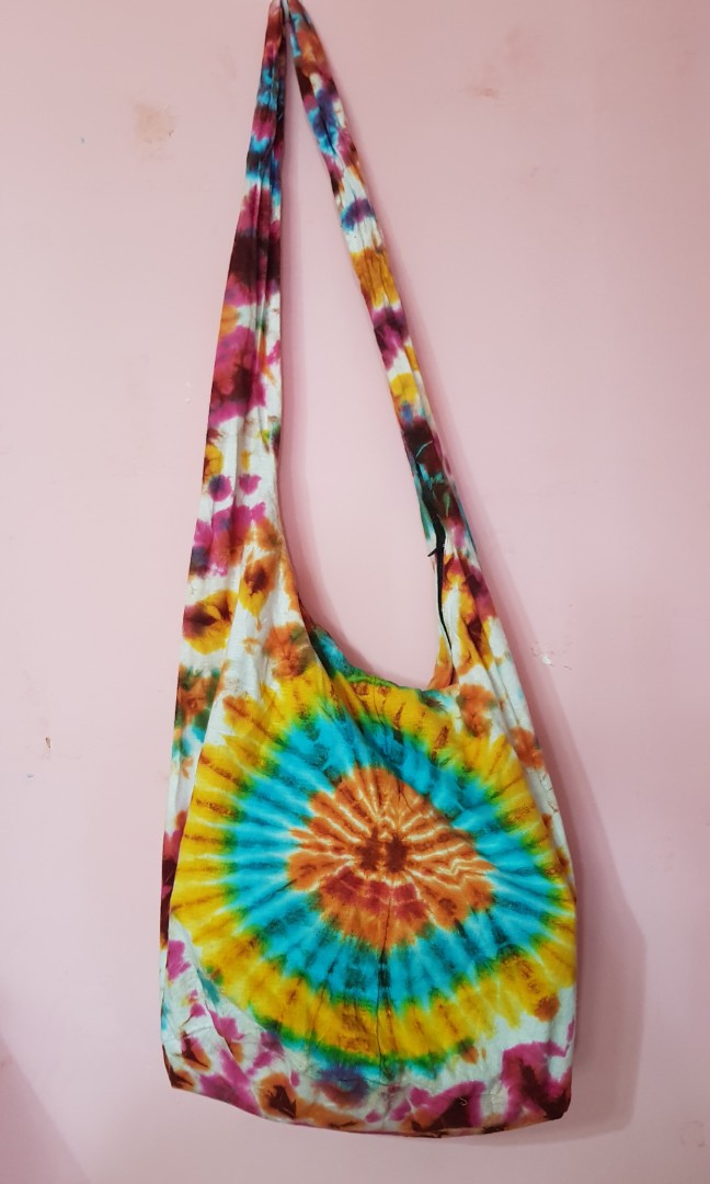 tie dye sling bag