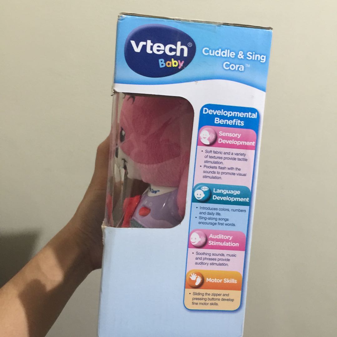 Vtech cora cuddle and sing top