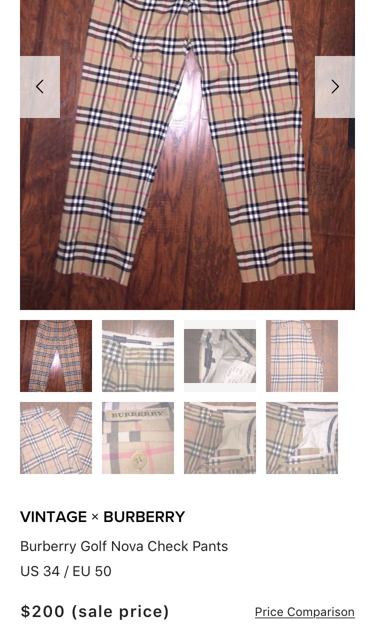 Authentic Burberry London Nova Check Plaid Capri Pants, Women's Fashion,  Bottoms, Other Bottoms on Carousell