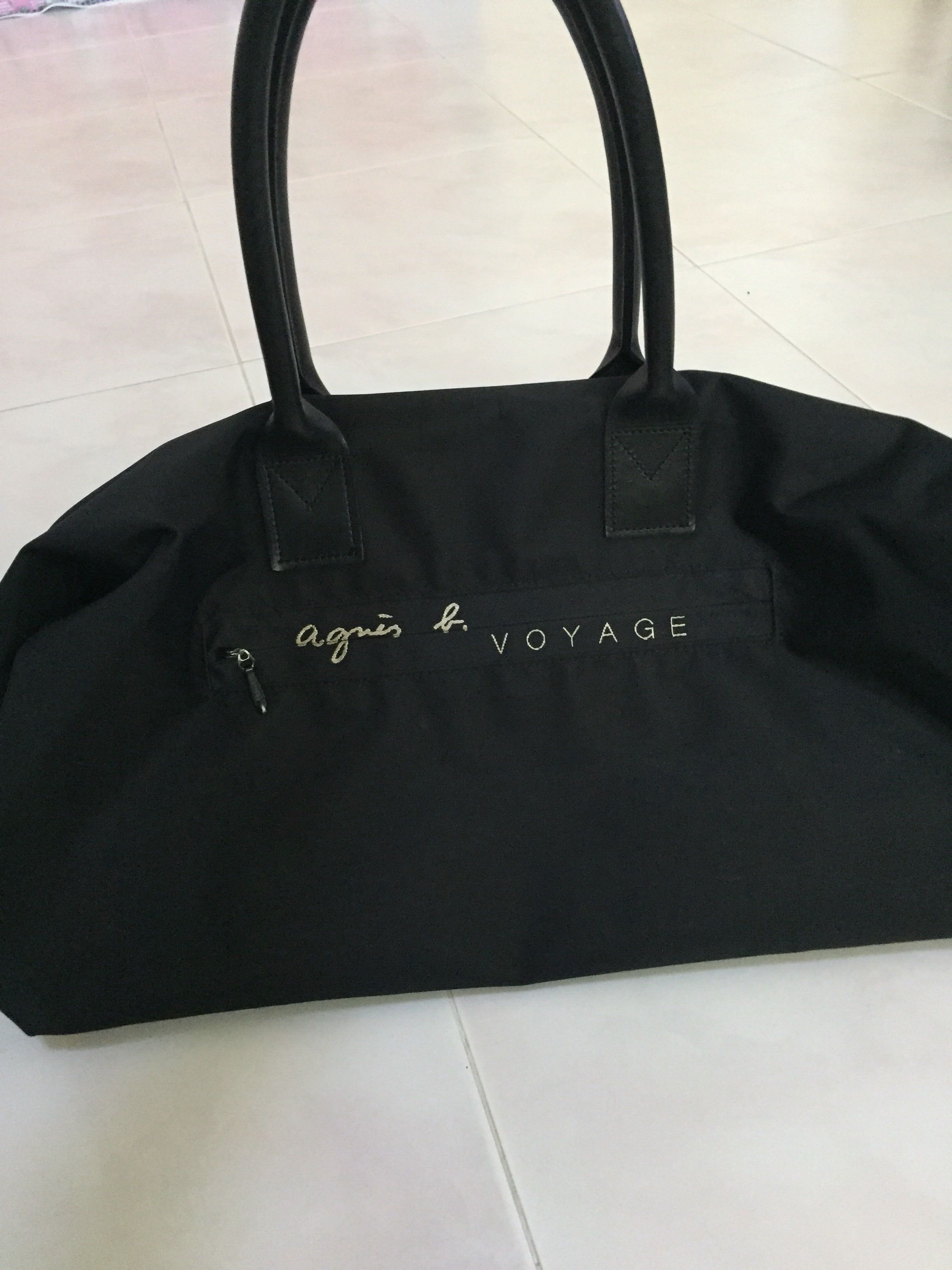 Authentic Japan Agnes B Voyage Large Tote Bag Luxury Bags