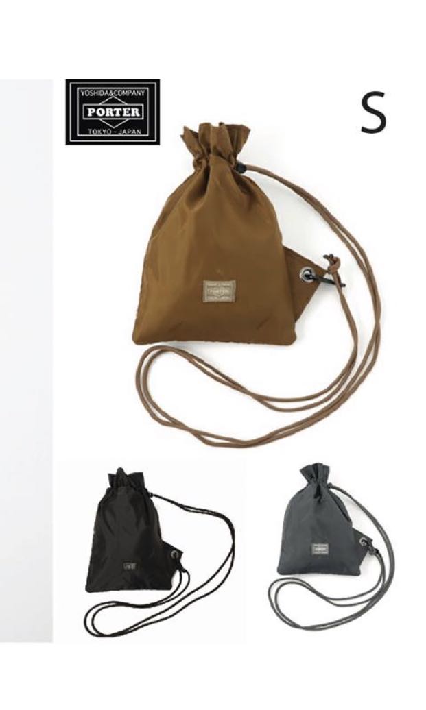 Beams x Porter Shoulder Pouch S Black
