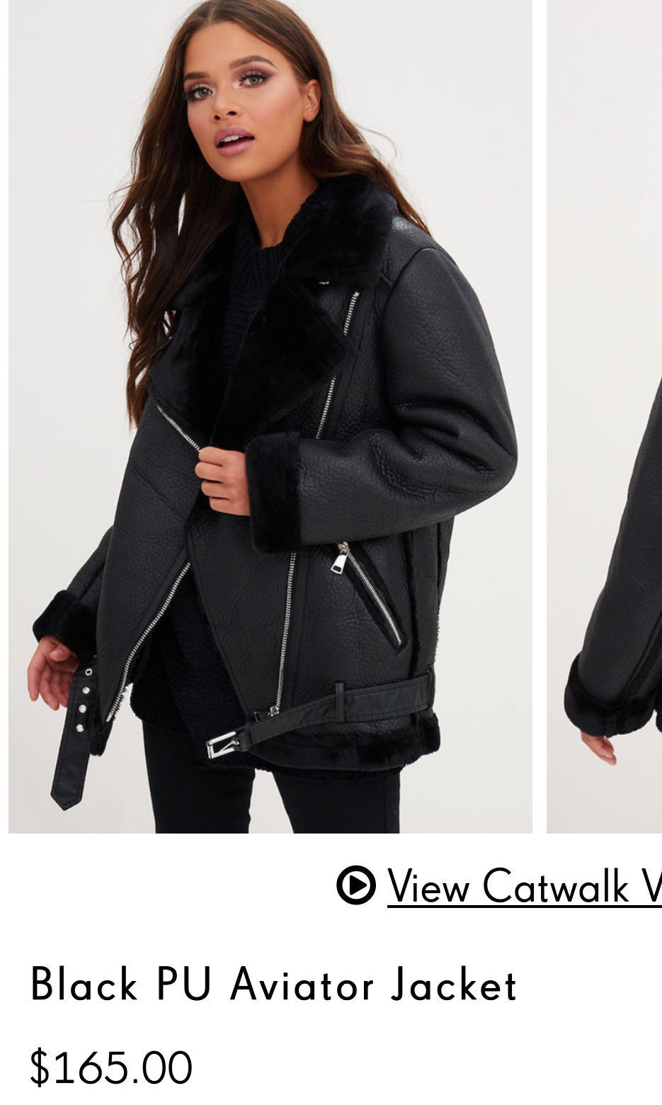 Aviator jacket size 22 discount