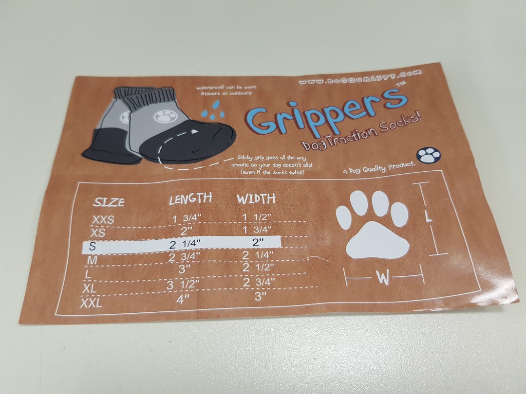 BN Dog Quality Grippers Socks for Senior Dog Pet Supplies Health